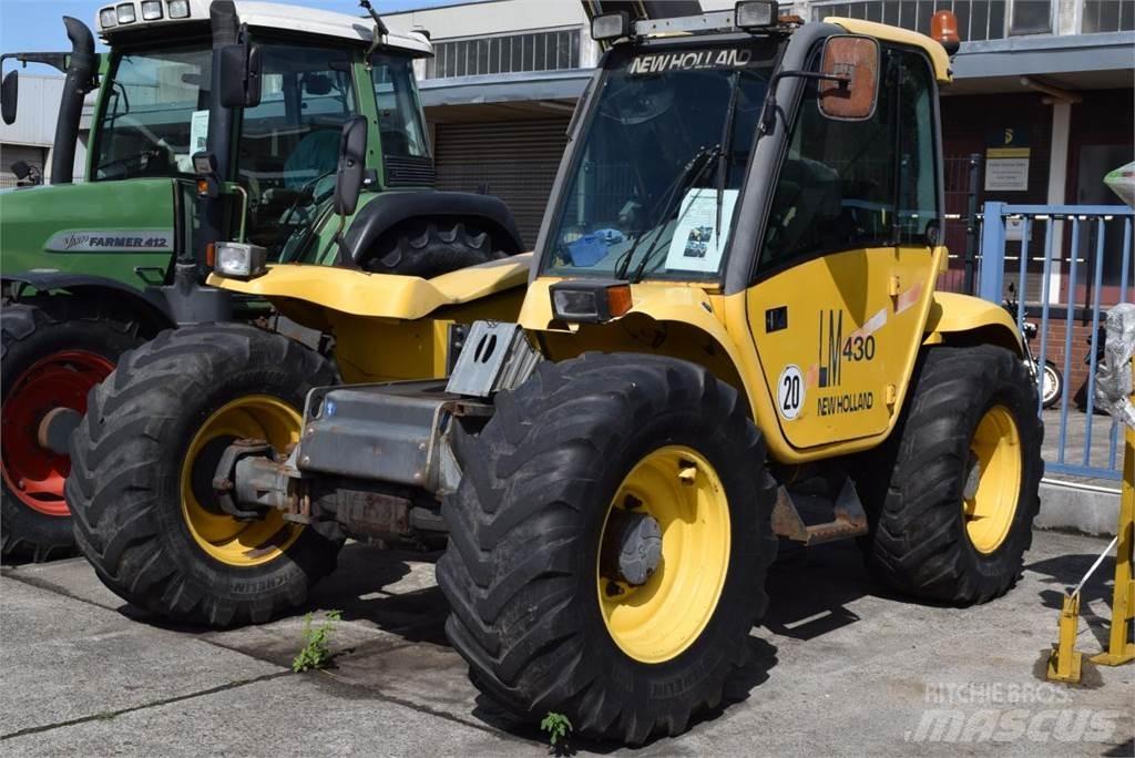 New Holland LM 430 Teleskooppipuominostimet