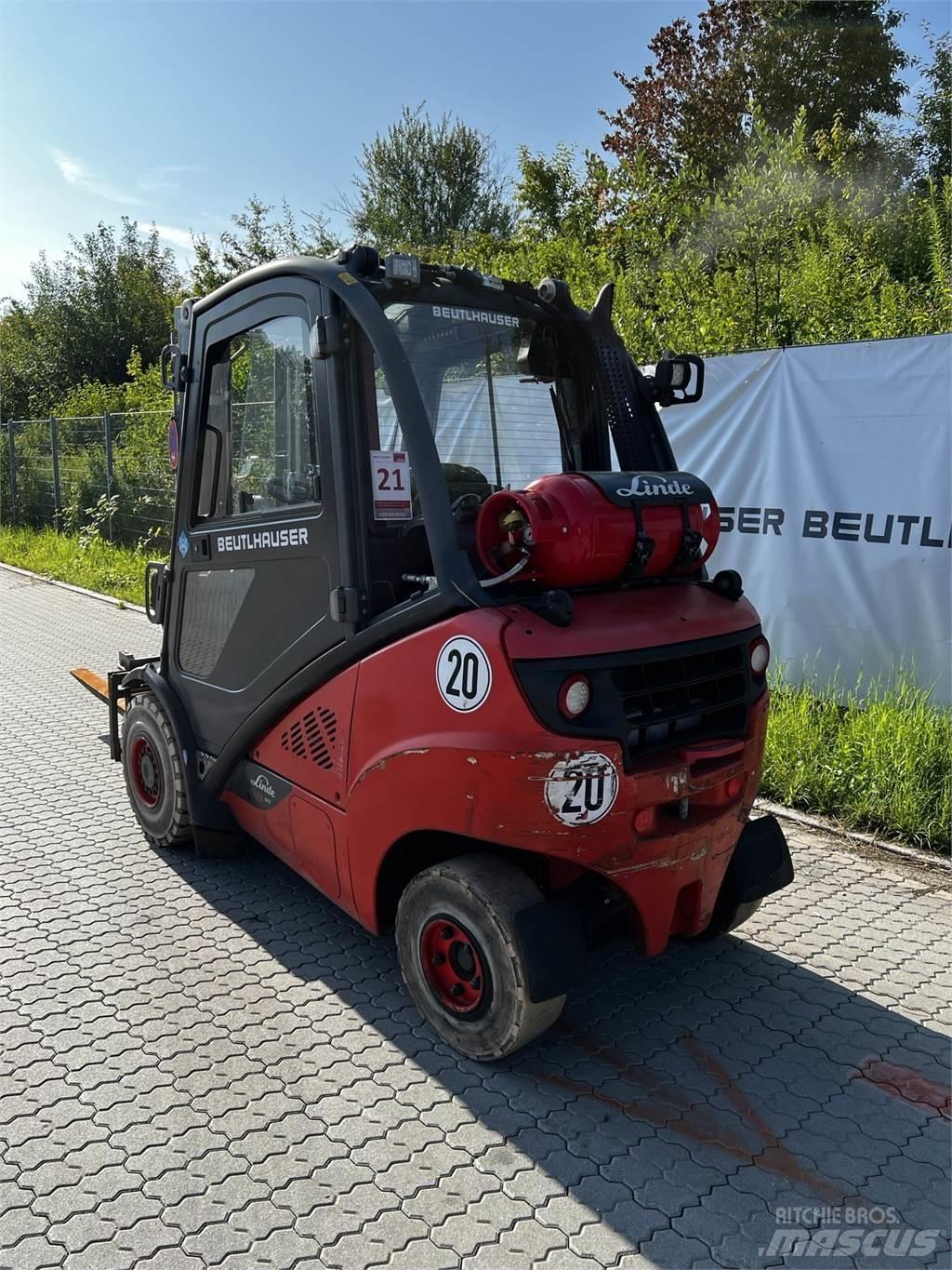 Linde H25T/600 Nestekaasutrukit