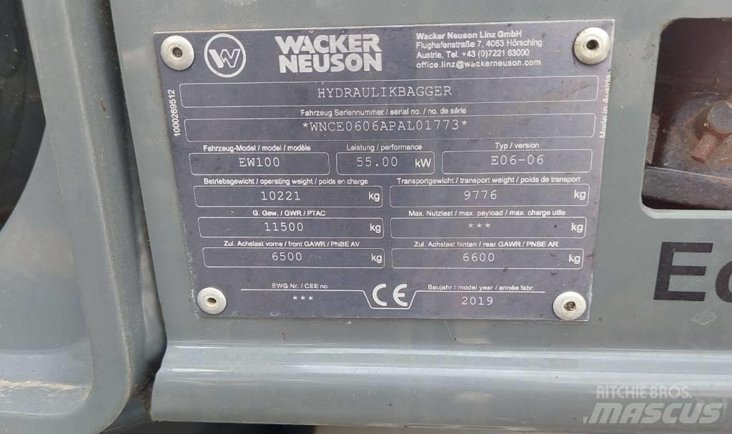 Wacker Neuson EW100 Pyöräkaivukoneet