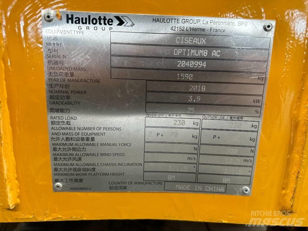 Haulotte OPTIMUM 8 Saksilavat