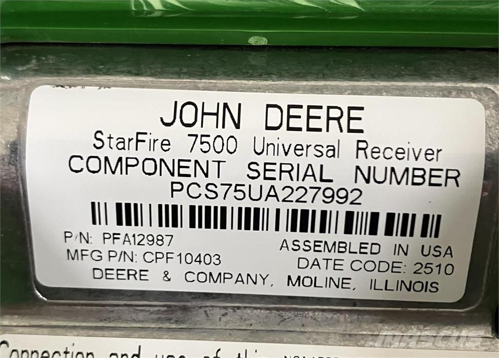 John Deere SF7500 GPS
