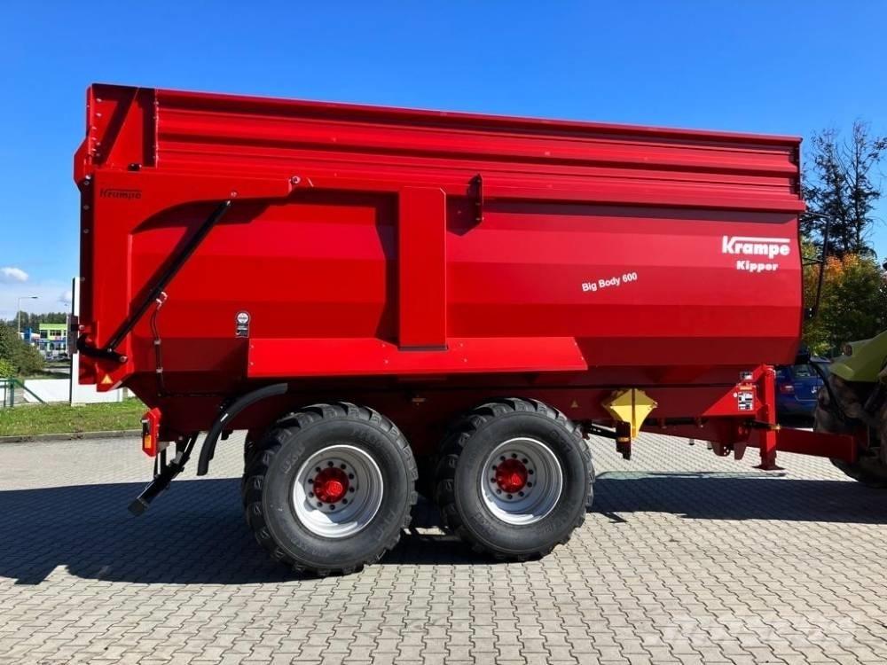 Krampe Big Body 600 Kippiperävaunut