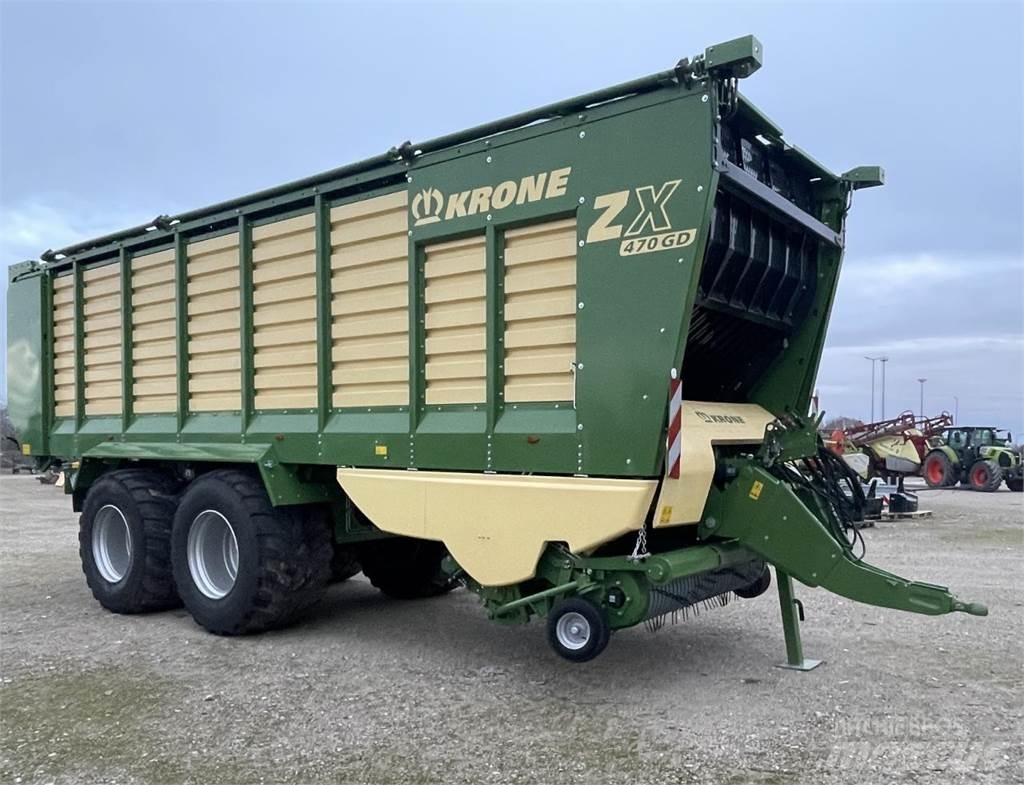 Krone ZX 470 GD Keräävät noukinvaunut ja silppurivaunut