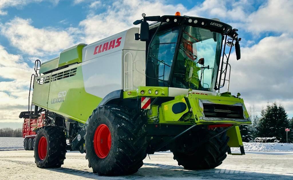 CLAAS Lexion 670 Leikkuupuimurit