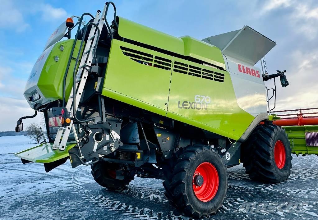 CLAAS Lexion 670 Leikkuupuimurit