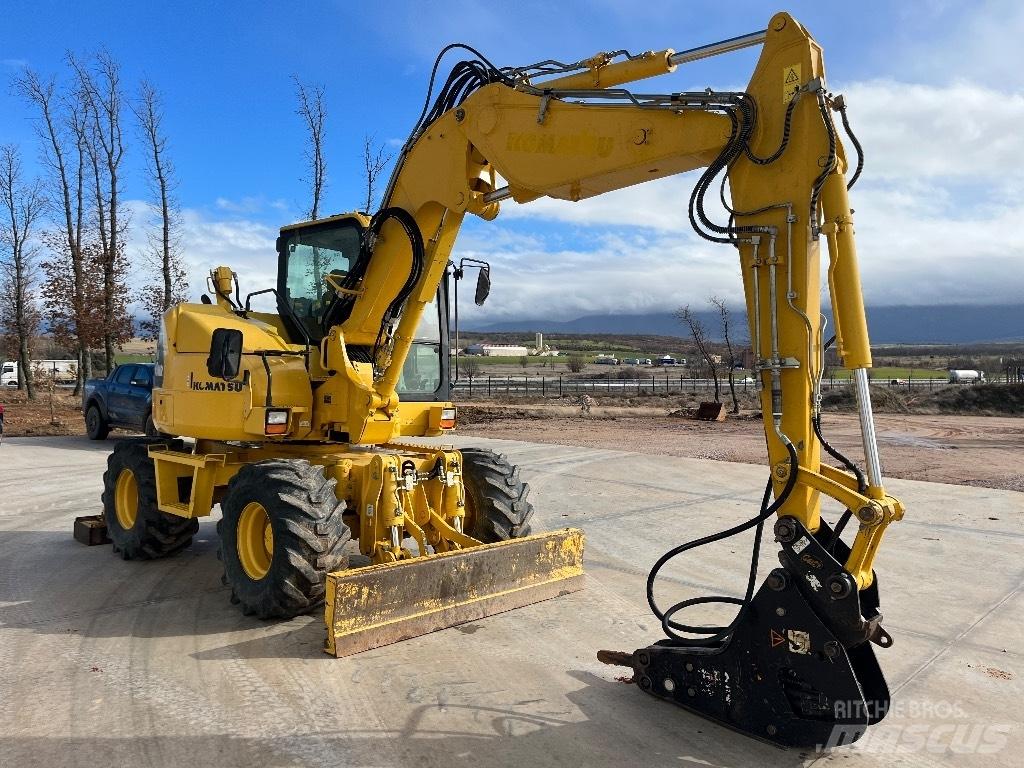 Komatsu PW 98 MR-8 Pyöräkaivukoneet