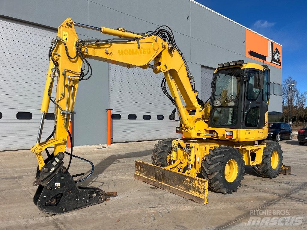Komatsu PW 98 MR-8 Pyöräkaivukoneet