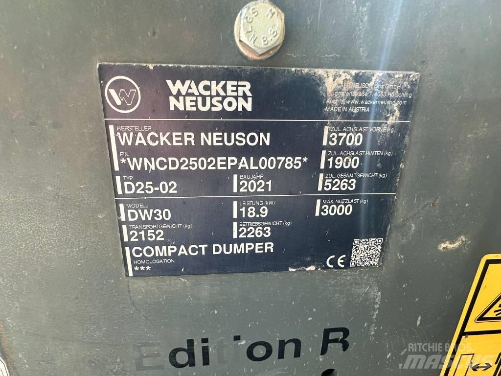 Wacker Neuson DW 30 Minidumpperit
