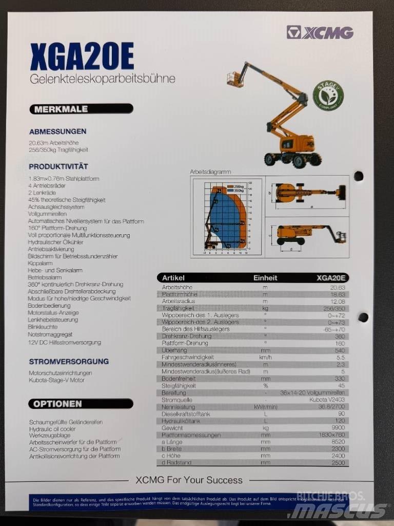 XCMG XGA 20 E Kuukulkijat