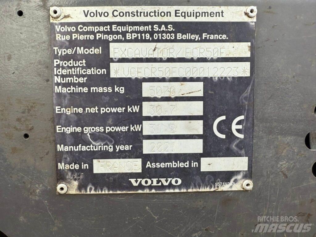 Volvo ECR50F Minikaivukoneet < 7t