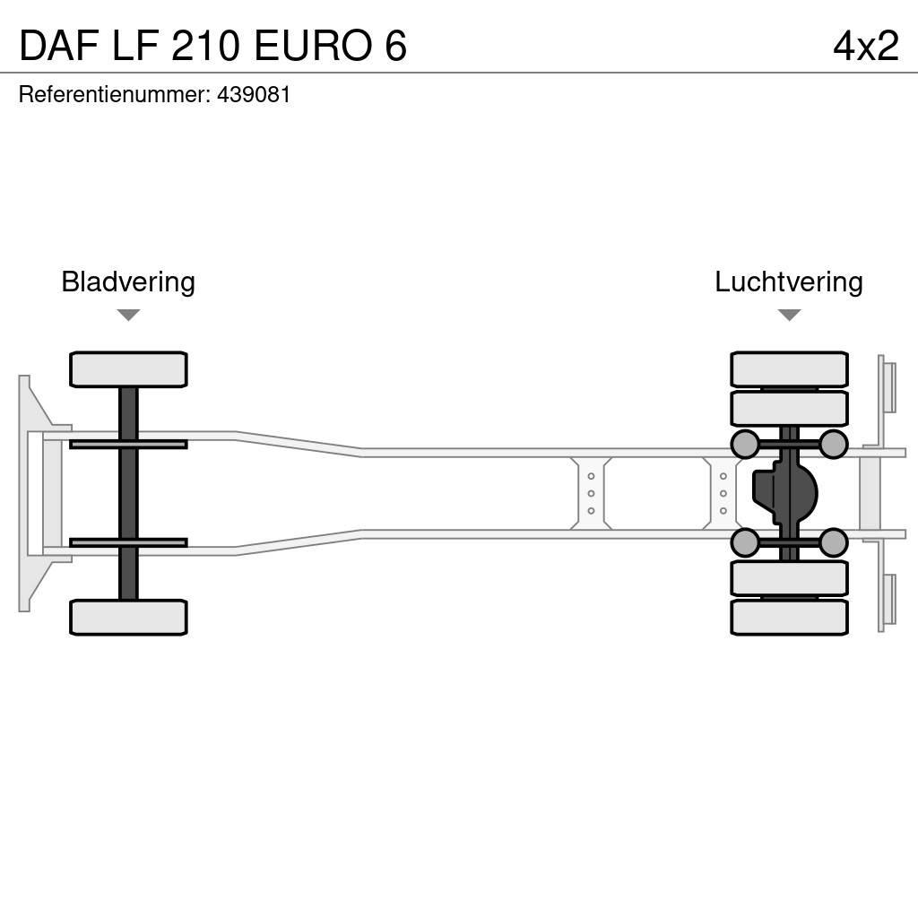 DAF LF 210 EURO 6 Umpikorikuorma-autot