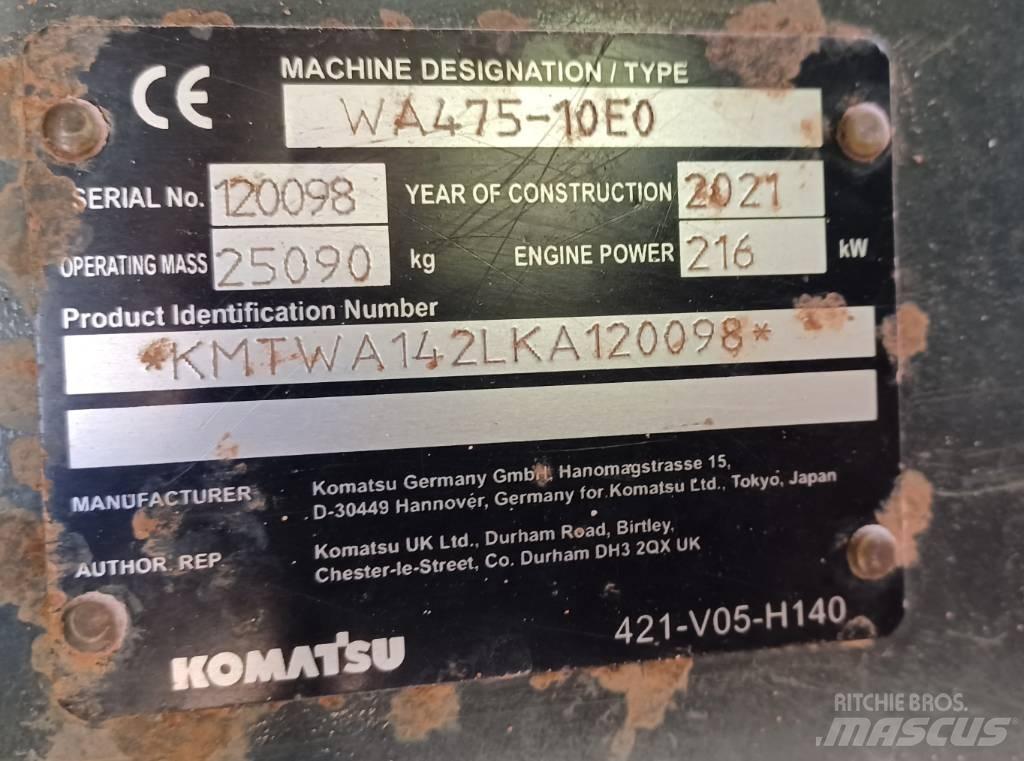 Komatsu WA 475-10E0 Pyöräkuormaajat