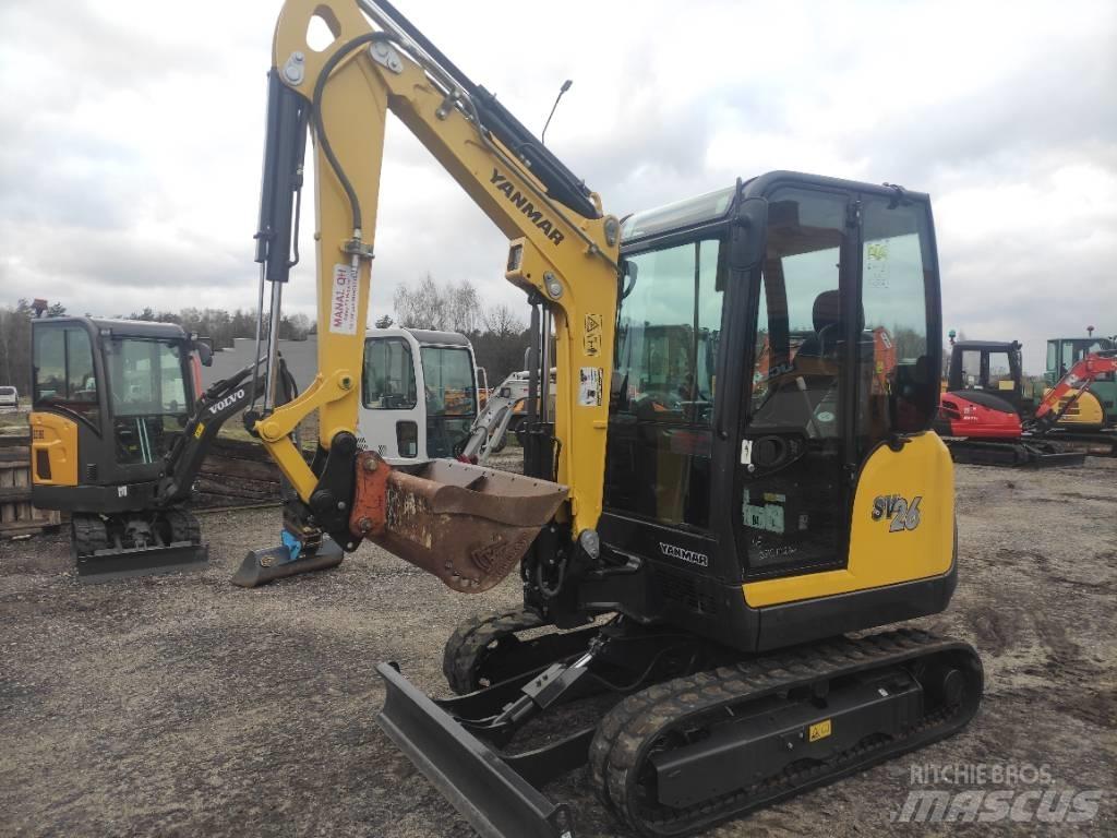 Yanmar SV 26 2017r Minikaivukoneet < 7t