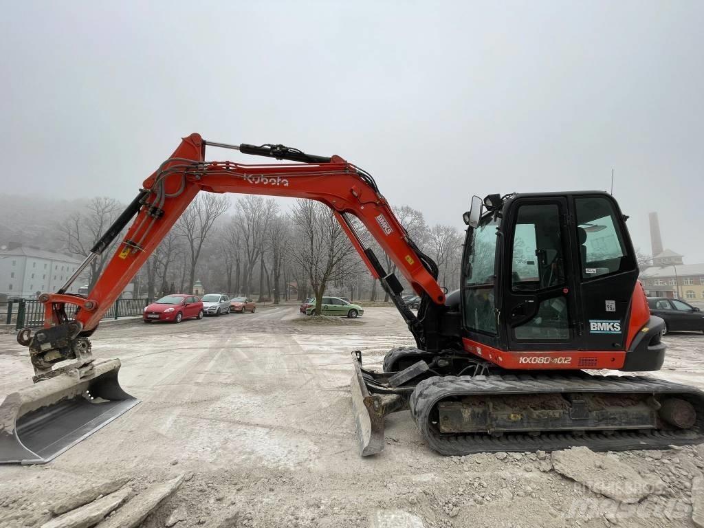 Kubota KX 080-4a2 Midikaivukoneet 7t - 12t