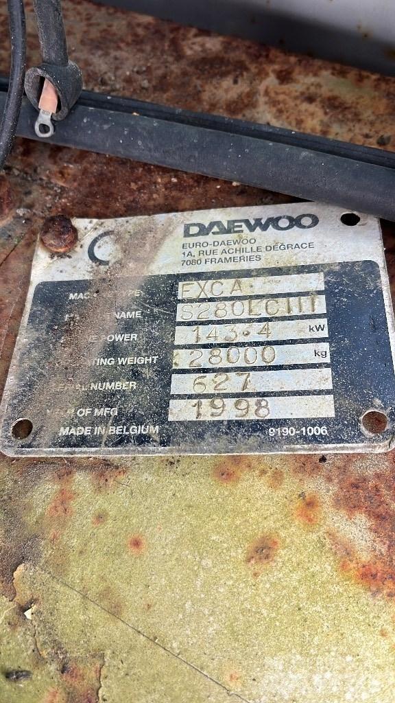 Daewoo Solar 280 LC Telakaivukoneet