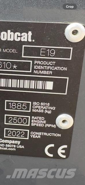 Bobcat E 19 Minikaivukoneet < 7t