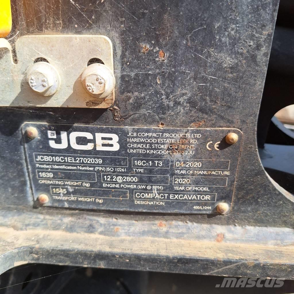 JCB 16 C-1 Minikaivukoneet < 7t