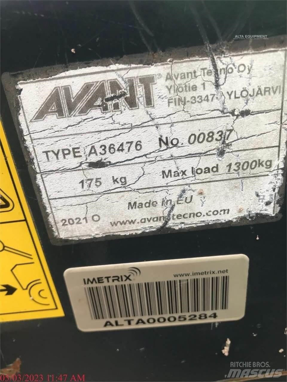 Avant 755I Pyöräkuormaajat
