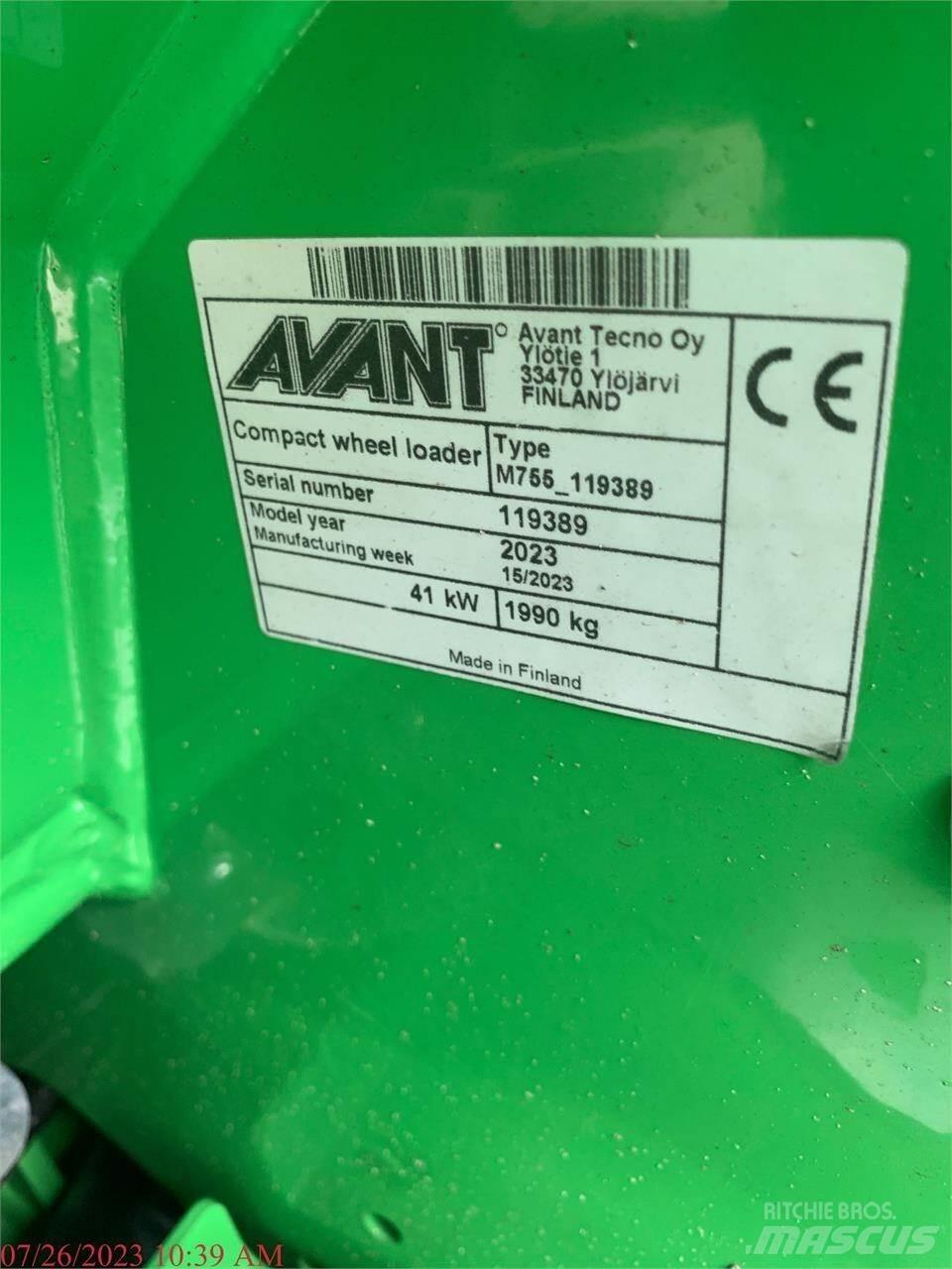 Avant 755I Pyöräkuormaajat