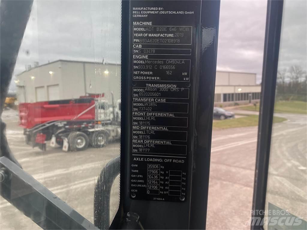 Bell B20E Dumpperit