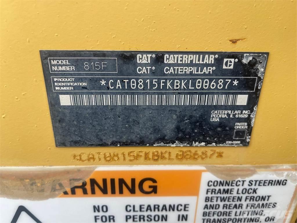CAT 815F Kaatopaikkajyrät