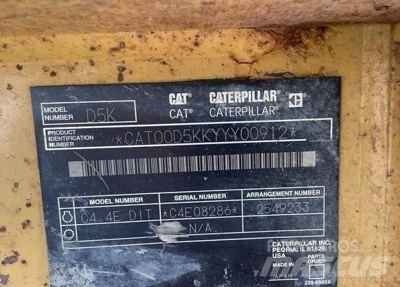 CAT D5K LGP Putkenlaskijat