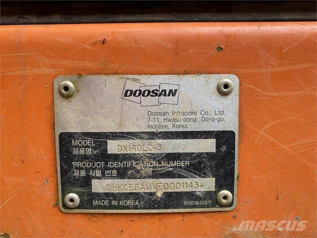 Doosan DX140 LC-3 Telakaivukoneet