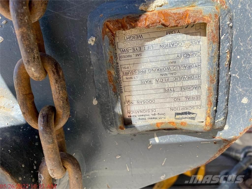 Doosan DX140 LCR-5 Telakaivukoneet