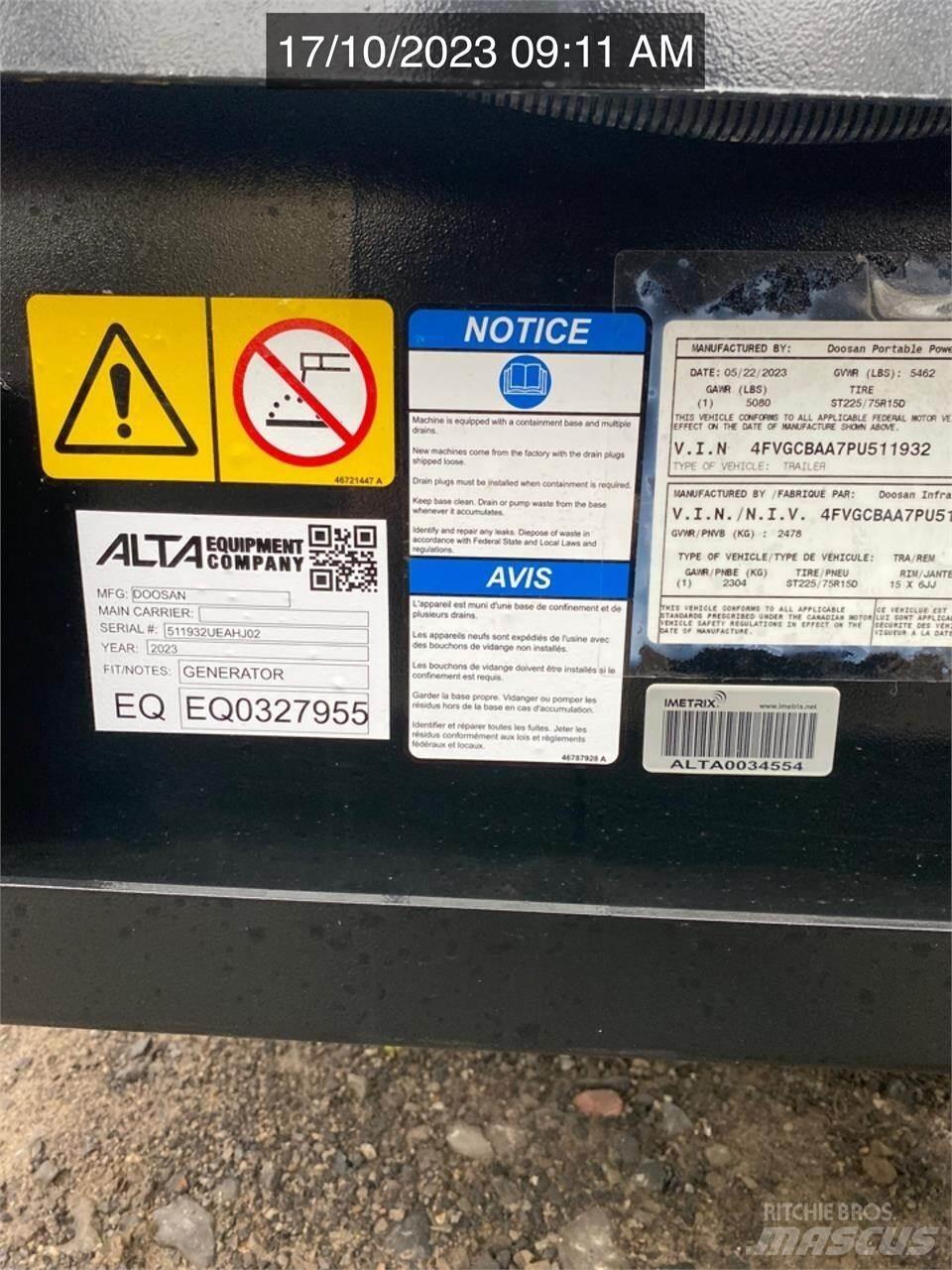 Doosan G25WDO-3A Muut generaattorit