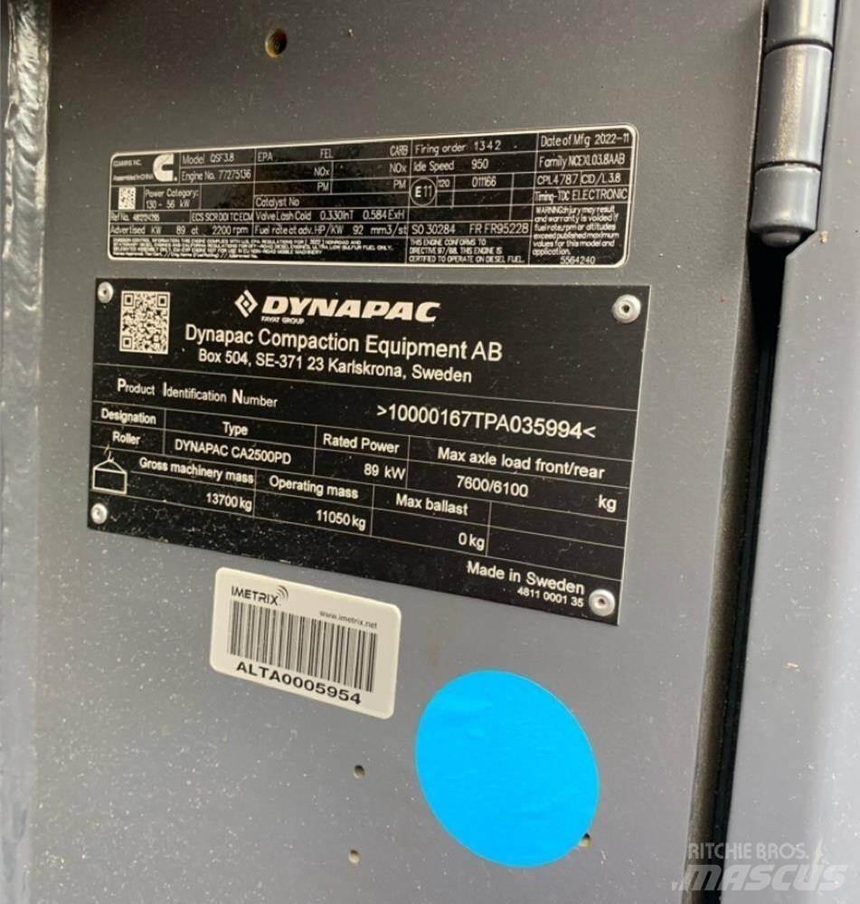 Dynapac CA2500PD Kaatopaikkajyrät