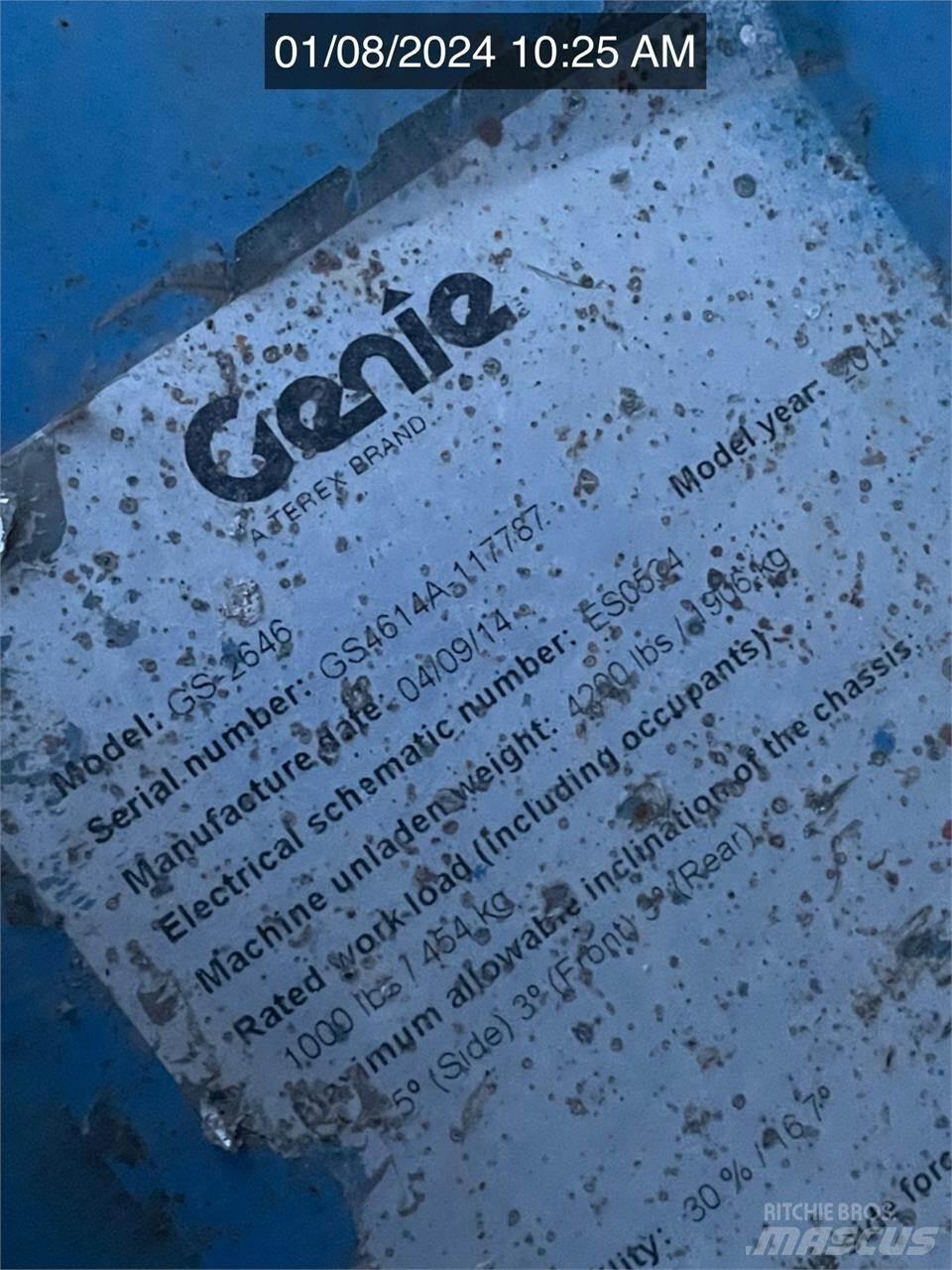 Genie GS2646 Saksilavat