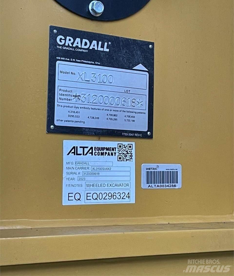 Gradall XL3100 V Pyöräkaivukoneet