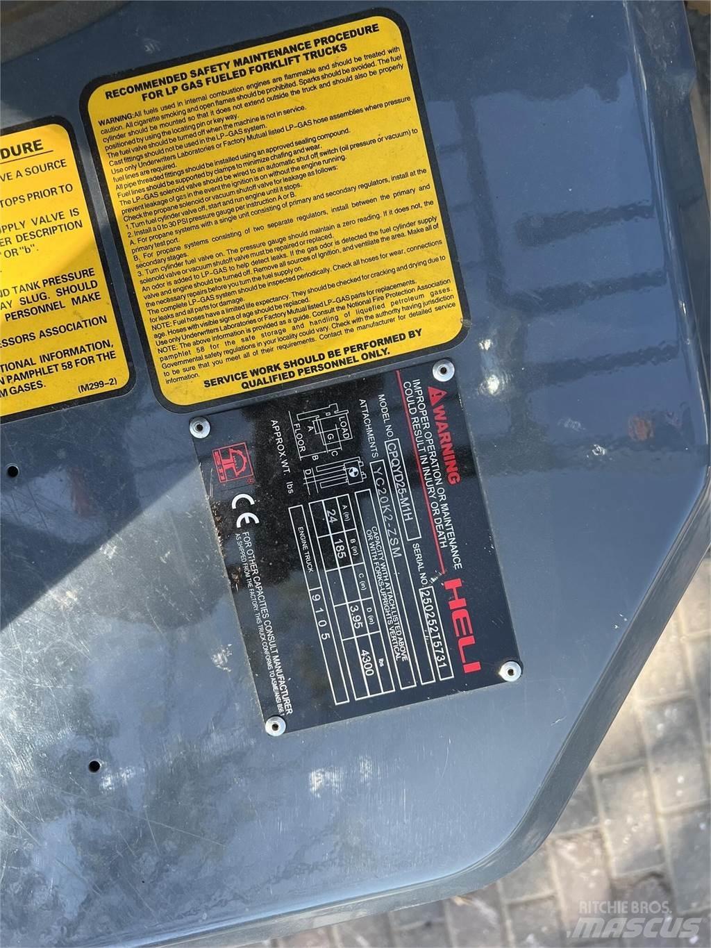 Heli CPQYD25 Muut haarukkatrukit