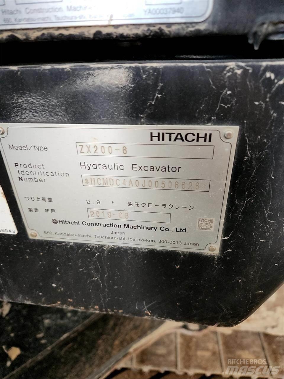Hitachi ZX200-6 Telakaivukoneet