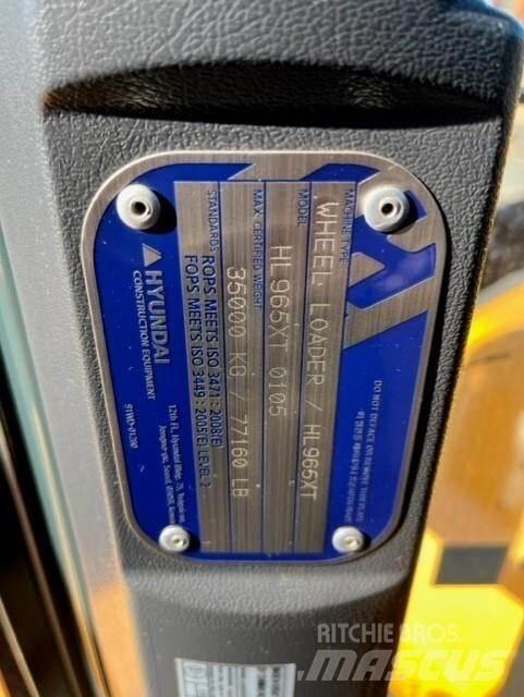 Hyundai HL965XT Pyöräkuormaajat