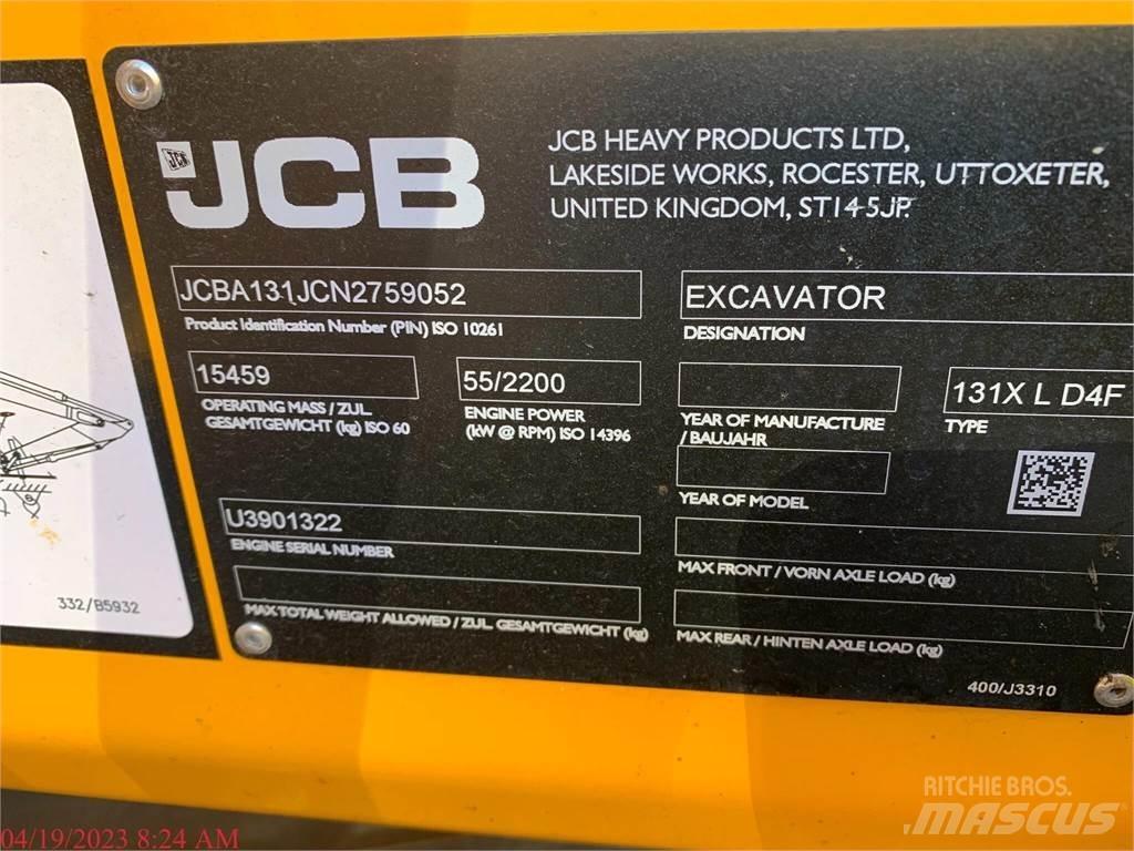 JCB 131X LC Telakaivukoneet