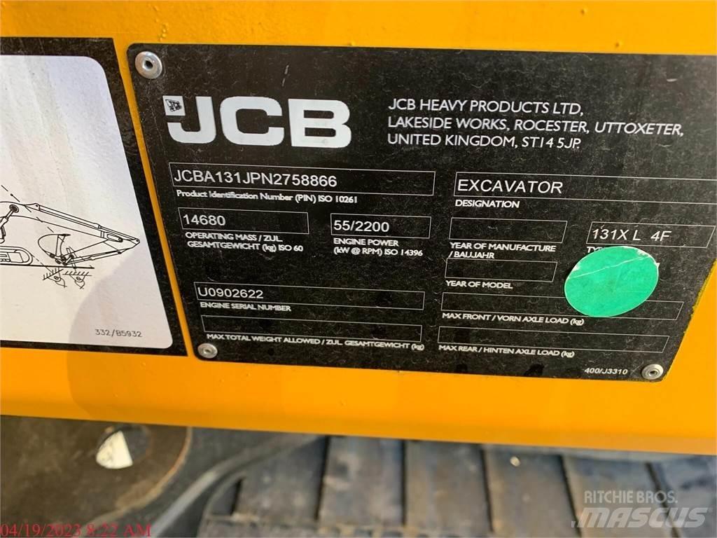 JCB 131X LC Telakaivukoneet