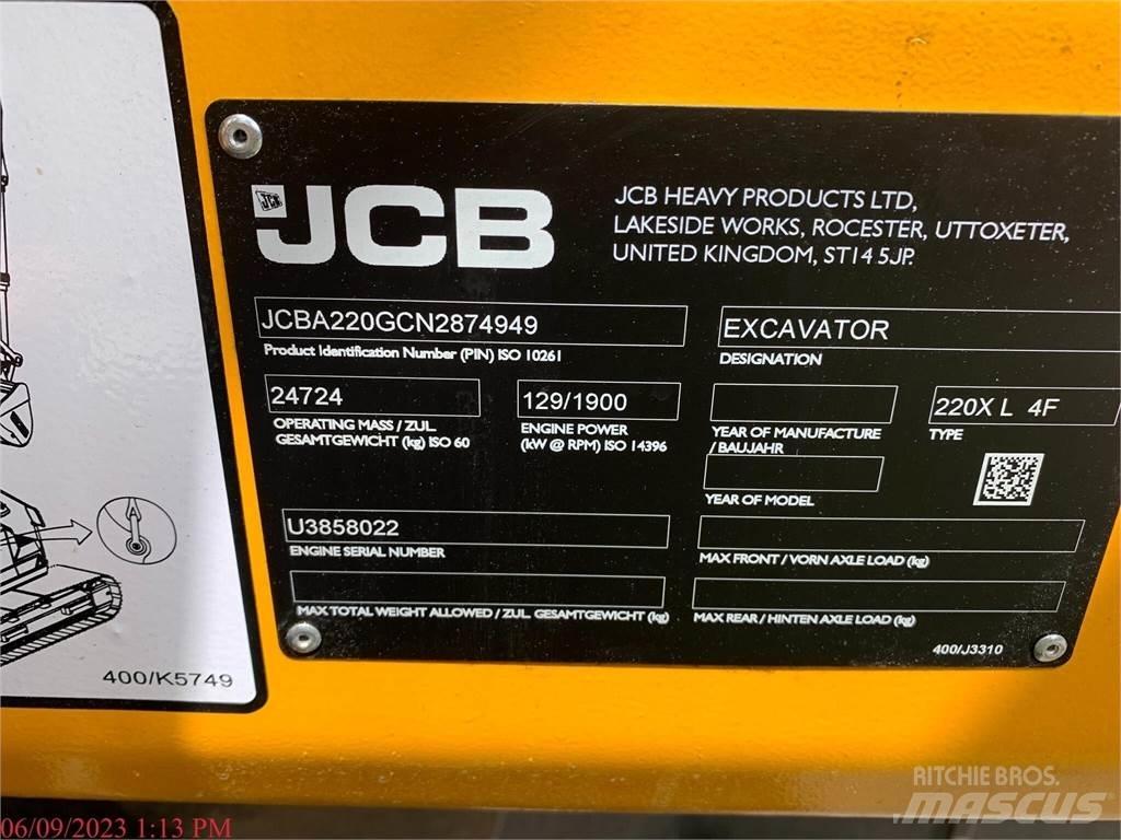 JCB 220X Telakaivukoneet
