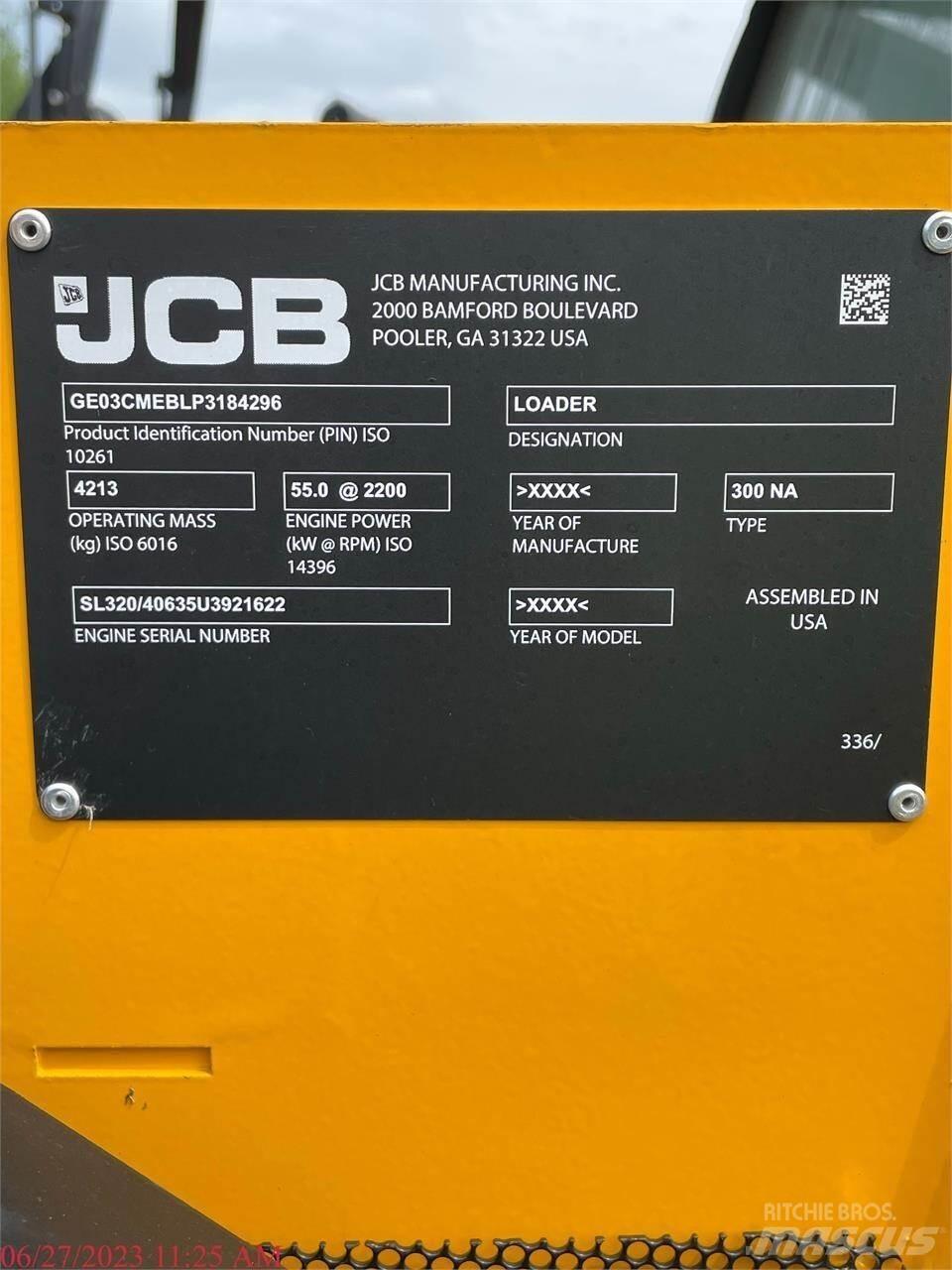 JCB 300 Liukuohjatut kuormaajat