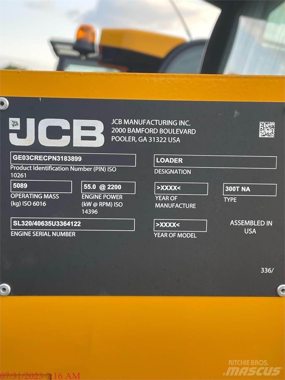 JCB 300T Liukuohjatut kuormaajat
