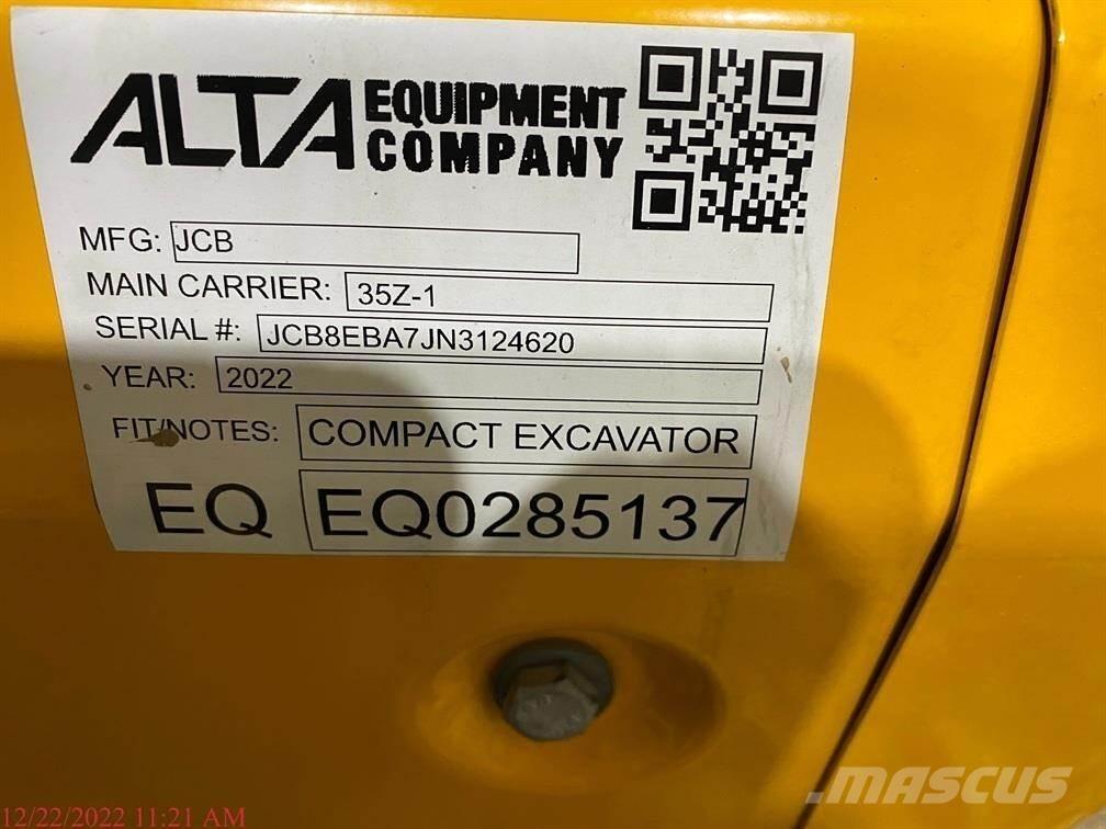 JCB 35Z-1 Minikaivukoneet < 7t