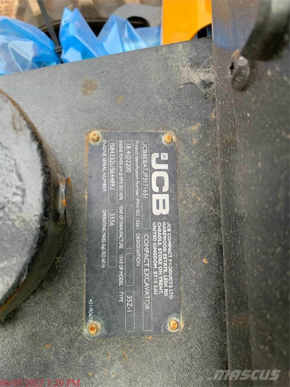 JCB 35Z-1 Minikaivukoneet < 7t