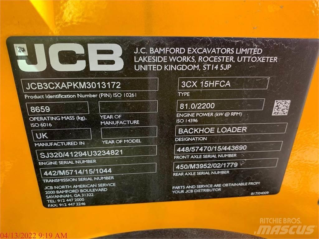 JCB 3CX15 SUPER Kaivurikuormaajat