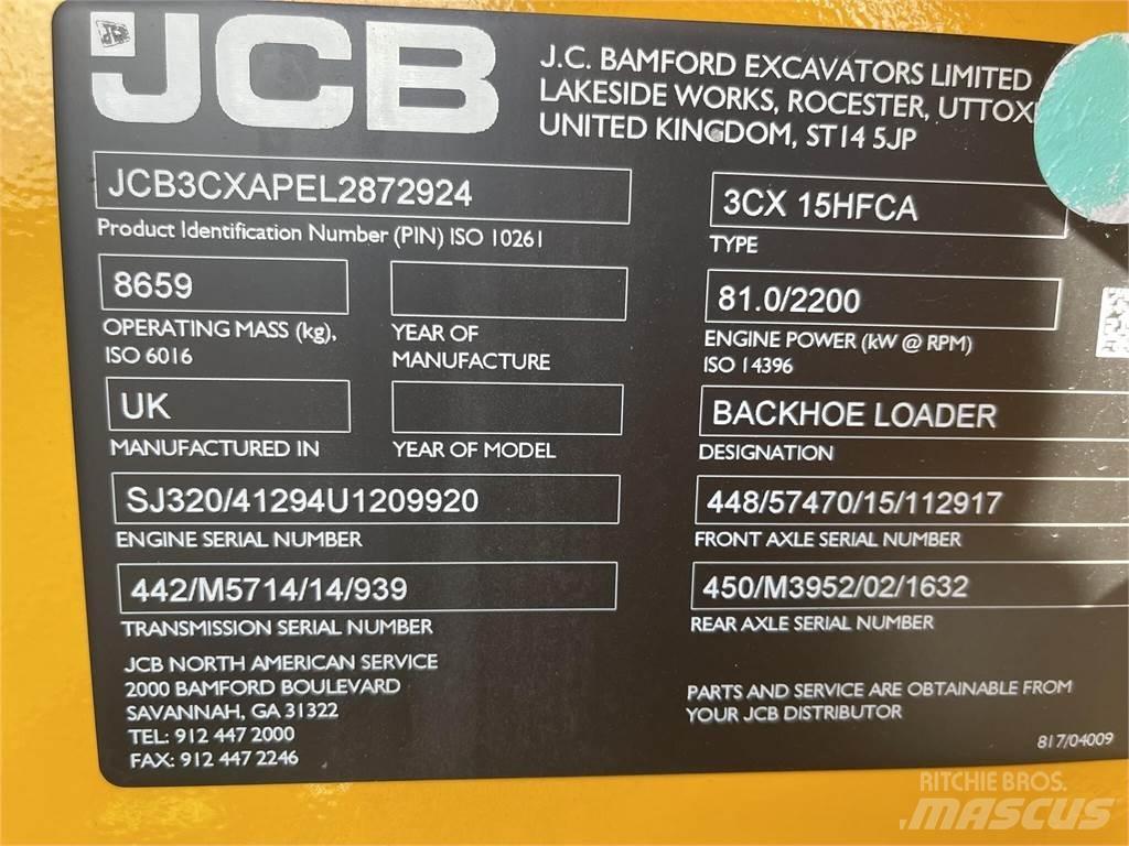 JCB 3CX15 SUPER Kaivurikuormaajat