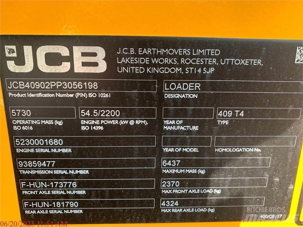 JCB 409 Pyöräkuormaajat