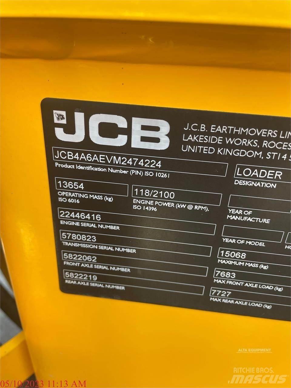 JCB 427ZX Pyöräkuormaajat