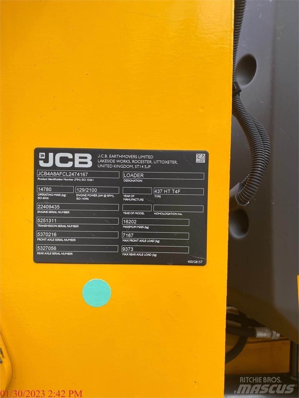 JCB 437HT Pyöräkuormaajat