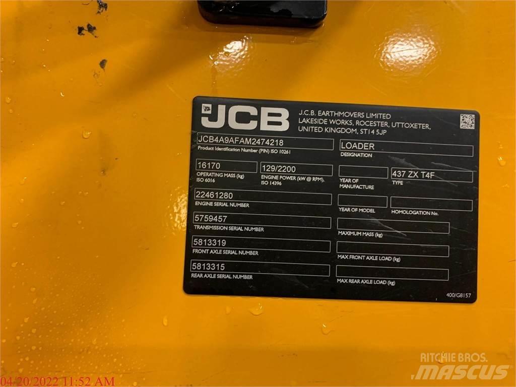 JCB 437ZX Pyöräkuormaajat