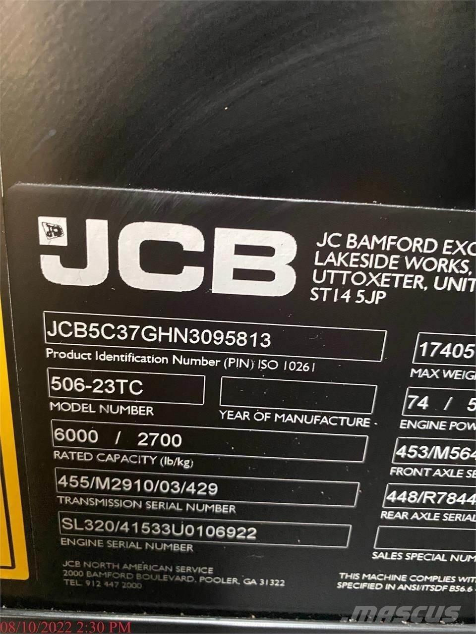 JCB 506-23TC Kurottajat