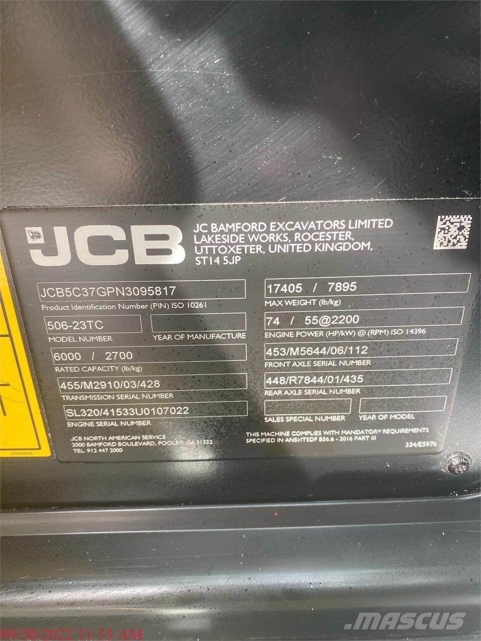 JCB 506-23TC Kurottajat